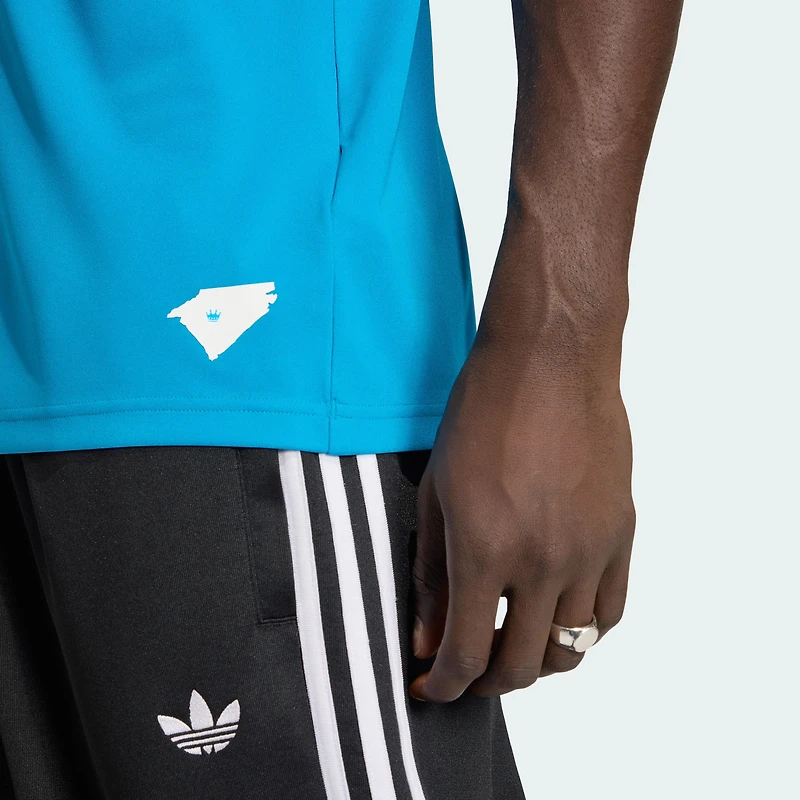 Maillot réplique adidas bleu Charlotte FC 2026 Carolina pour homme : Crowns Up
