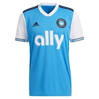 Men's adidas Brandt Bronico Blue Charlotte FC 2023 Newly Minted Replica Player Jersey