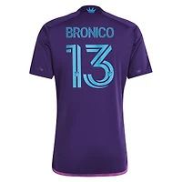 Men's adidas Brandt Bronico Purple Charlotte FC 2023 Crown Jewel Kit Replica Jersey