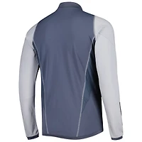 Men's adidas Gray Charlotte FC 2023 On-Field AEROREADY Quarter-Zip Training Top