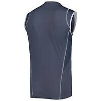 Men's adidas Gray Charlotte FC 2023 On-Field Sleeveless Training Jersey