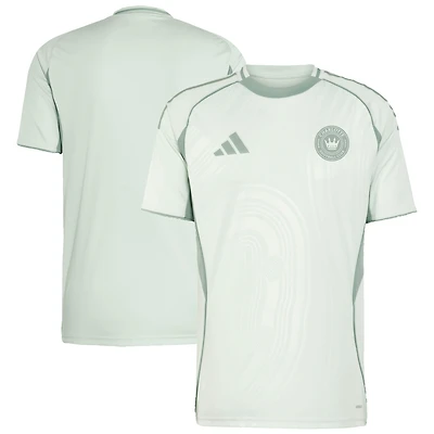 Men's adidas Light Green Charlotte FC 2025 One Planet Pre-Match Top