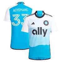 Men's adidas Patrick Agyemang Blue Charlotte FC 2024 The Carolina Kit: Explore Replica Player Jersey