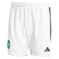 Short adidas Charlotte FC 2024 Domicile Authentique homme blanc
