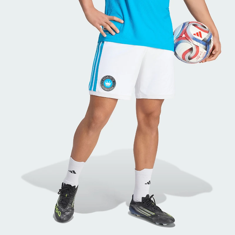 Men's adidas  White Charlotte FC 2026 On-Field Authentic Shorts