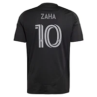 Men's adidas Wilfried Zaha Black Charlotte FC 2025 Fortress Kit Replica Player Jersey