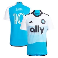 Men's adidas Wilfried Zaha Blue Charlotte FC 2024 The Carolina Kit: Explore Replica Player Jersey