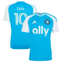 Maillot réplique adidas Wilfried Zaha bleu Charlotte FC 2026 Carolina pour homme : Crowns Up