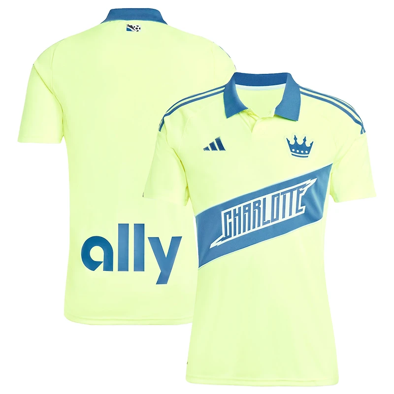 Men's adidas Yellow Charlotte FC 2025 Third Replica Jersey