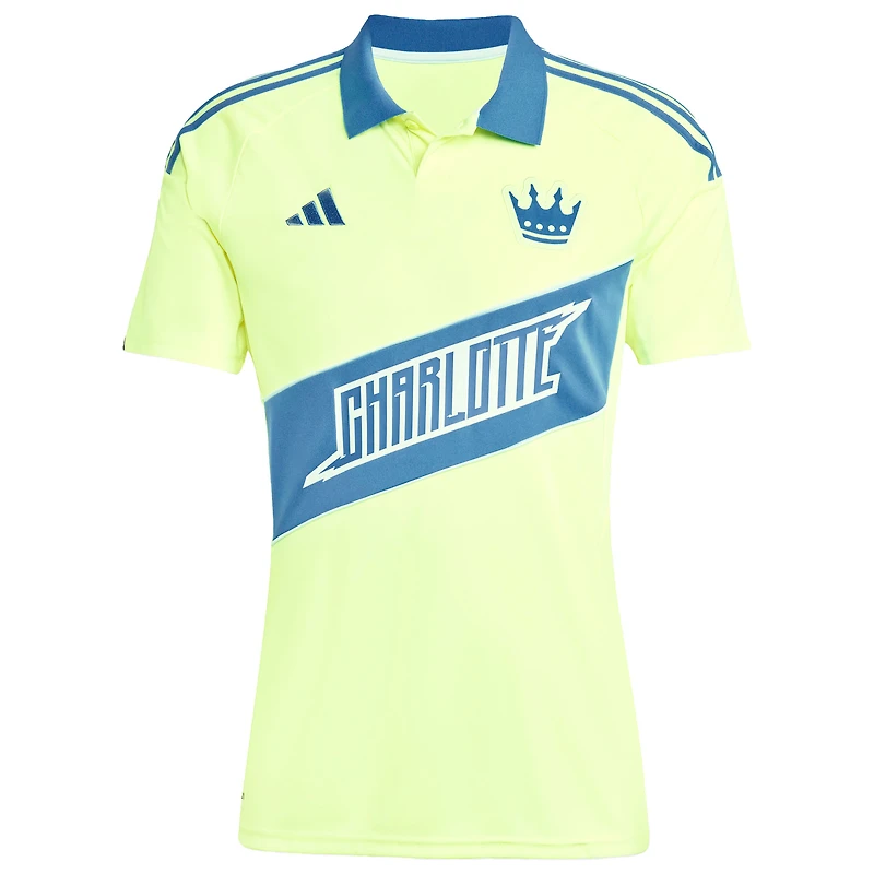 Men's adidas Yellow Charlotte FC 2025 Third Replica Jersey