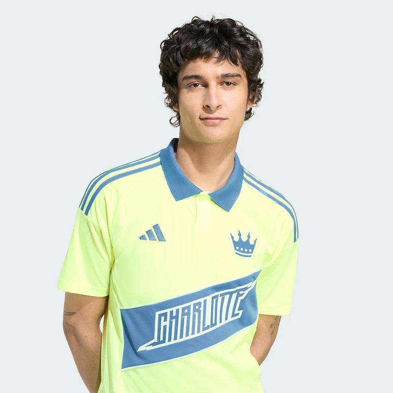 Men's adidas Yellow Charlotte FC 2025 Third Replica Jersey