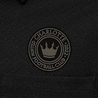 Veste boutonnée Antigua noire Charlotte FC Streamer Diamond pour homme