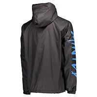 Men's Black Charlotte FC Graffiti Hoodie Full-Zip Windbreaker