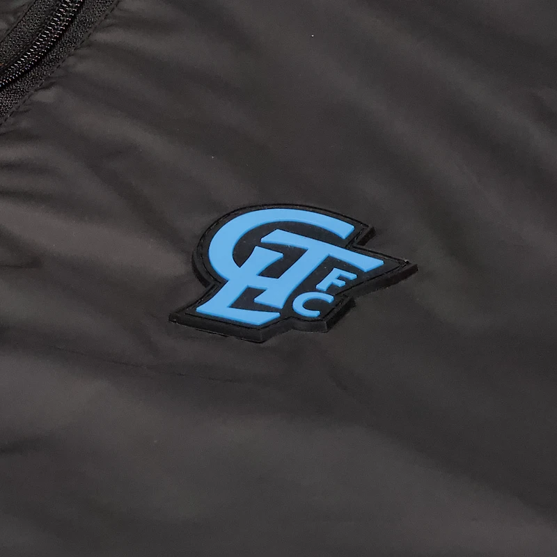 Men's Black Charlotte FC Graffiti Hoodie Full-Zip Windbreaker
