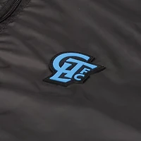 Men's Black Charlotte FC Graffiti Hoodie Full-Zip Windbreaker