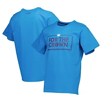 T-shirt décontracté épais bleu Charlotte FC Community pour homme