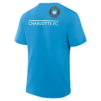T-shirt Fanatics bleu pour homme Charlotte FC Corner Kick Legacy