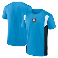 Men's Fanatics Blue Charlotte FC Golden Goal T-Shirt