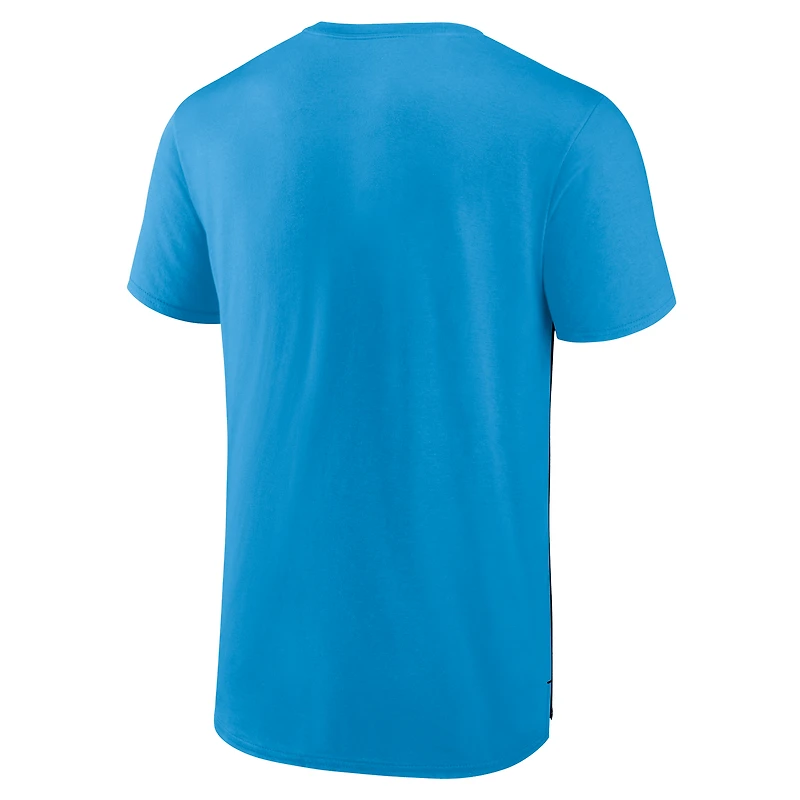 Men's Fanatics Blue Charlotte FC Golden Goal T-Shirt