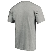 Men's Fanatics Heather Gray Charlotte FC Wordmark T-Shirt