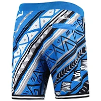 Short de mode tribal Charlotte FC bleu Mitchell & Ness pour homme