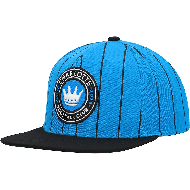 Pin à épinglette Mitchell & Ness Team Charlotte FC bleu clair pour homme