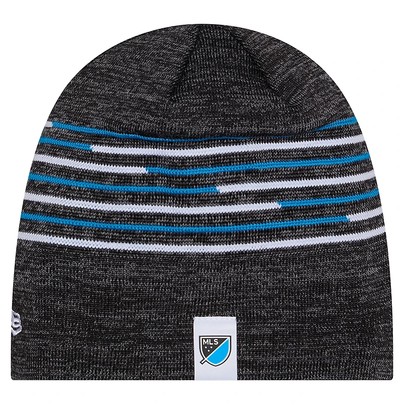 Bonnet tricoté noir New Era Charlotte FC 2026 pour homme