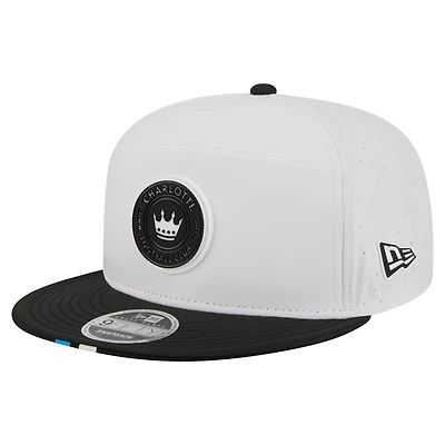 Casquette snapback New Era noire Charlotte FC 2026 MLS Kick Off 9FIFTY pour homme