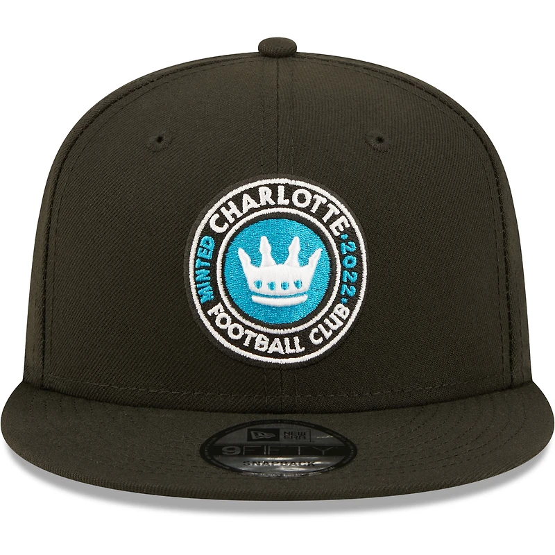 Casquette Snapback 9FIFTY Basic Charlotte FC Basic pour homme New Era noire