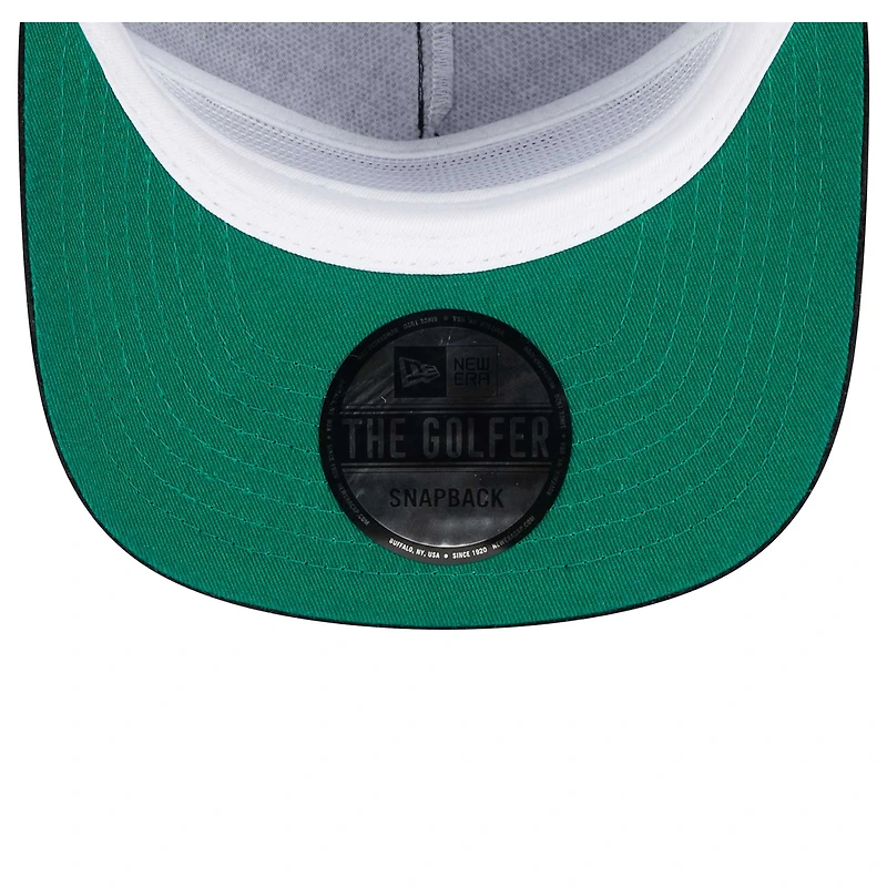 Men's New Era Black Charlotte FC Corduroy Golfer Adjustable Hat
