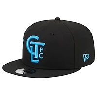 Casquette Snapback Charlotte FC Jumbo 9FIFTY New Era noire pour hommes