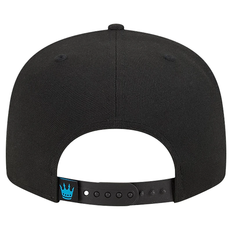 Casquette Snapback Charlotte FC Jumbo 9FIFTY New Era noire pour hommes