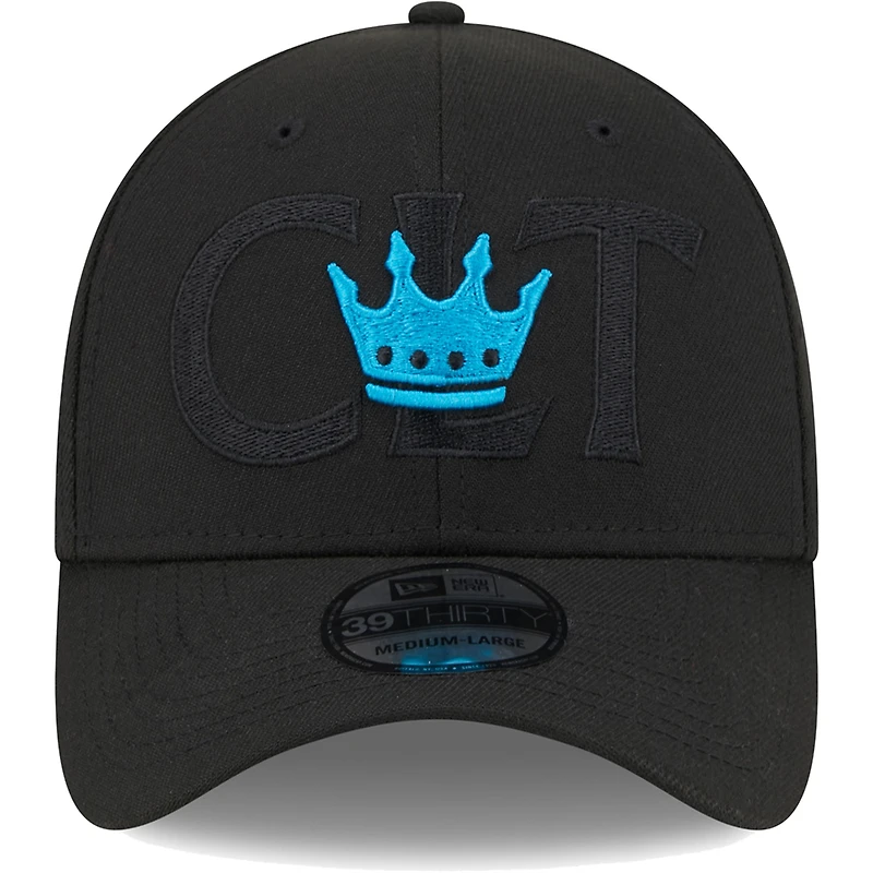 Casquette Flex Charlotte FC Kick Off 39THIRTY New Era pour homme, noire