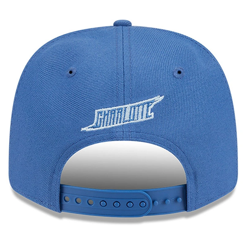 Men's New Era  Blue Charlotte FC 2025 Jersey Hook 9SEVENTY Stretch-Snap Hat