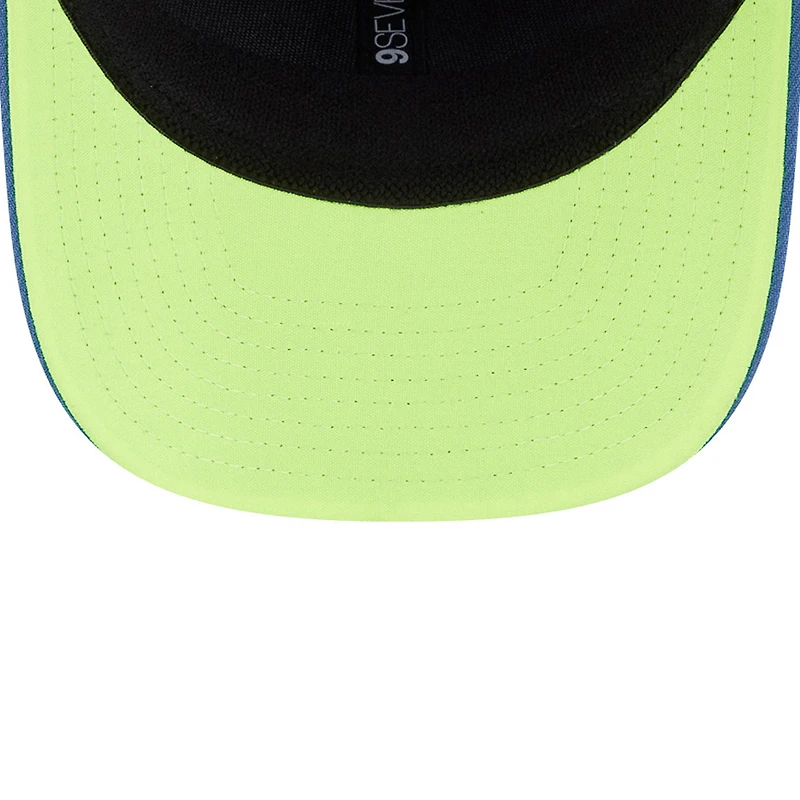Men's New Era  Blue Charlotte FC 2025 Jersey Hook 9SEVENTY Stretch-Snap Hat