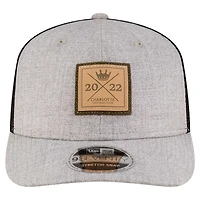 Casquette ajustable 9SEVENTY gris chiné Charlotte FC Heather Patch pour homme New Era