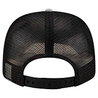 Casquette ajustable extensible à boutons-pression Charlotte FC 9SEVENTY New Era gris chiné pour homme