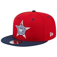 Casquette New Era rouge Charlotte FC Americana 9FIFTY Snapback pour homme