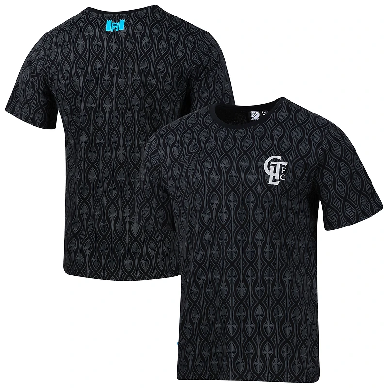 Men's Sport Design Sweden Black Charlotte FC Jersey Hook Relaxed T-Shirt