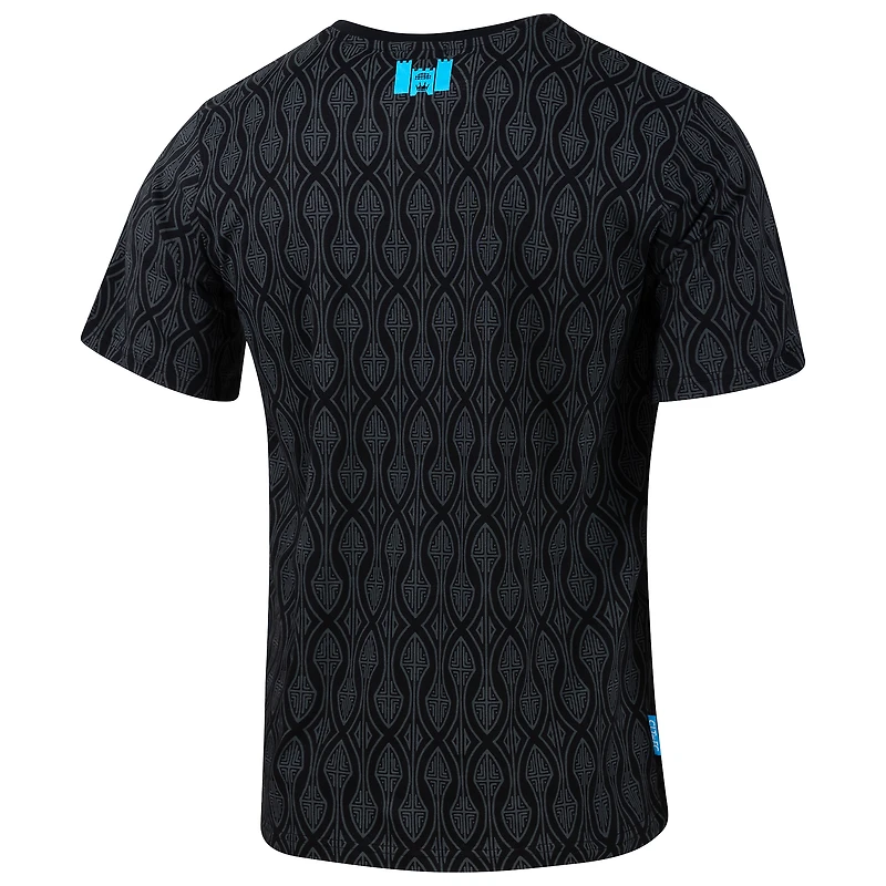 Men's Sport Design Sweden Black Charlotte FC Jersey Hook Relaxed T-Shirt