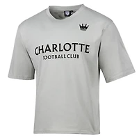 T-shirt graphique oversize gris Charlotte FC Celestial de la marque Sport Design Sweden pour homme