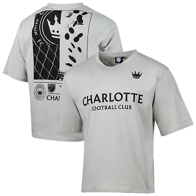 Men's Sport Design Sweden  Gray Charlotte FC Celestial Oversized Graphic T-Shirt