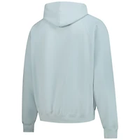 Men's Sport Design Sweden Light Blue Charlotte FC Wordmark Raglan Hoodie