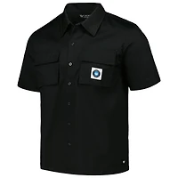 Chemise boutonnée The Wild Collective Charlotte FC Utility noire pour homme