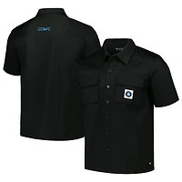 Chemise boutonnée The Wild Collective Charlotte FC Utility noire pour homme