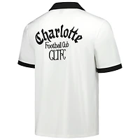 Chemise boutonnée blanche Charlotte FC Bowler The Wild Collective pour homme