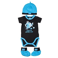 Coffret cadeau pour nouvelle recrue du Charlotte FC Suède Black Sport Design Newborn