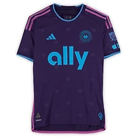 Nikola Petković Charlotte FC Autographed Match-Used #23 Purple adidas Jersey from the 2024 MLS Season - Size M