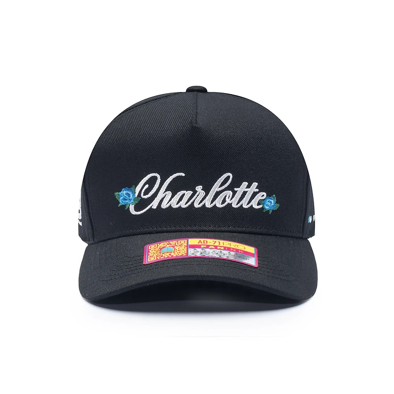 Unisex Black Charlotte FC Love Me Snapback Hat