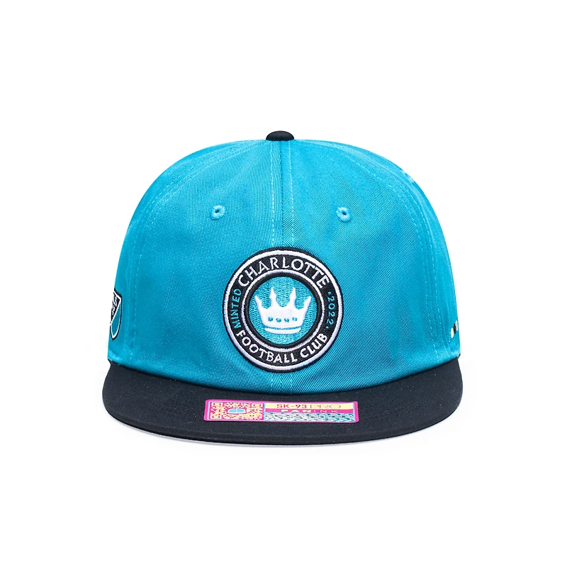 Casquette unisexe bleue/noire Charlotte FC Swingman Snapback